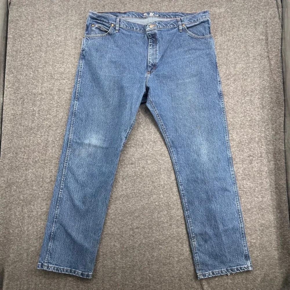 Wrangler vintage denim Premium Performance Cowboy Cut Jeans Blue 42 Straight Leg